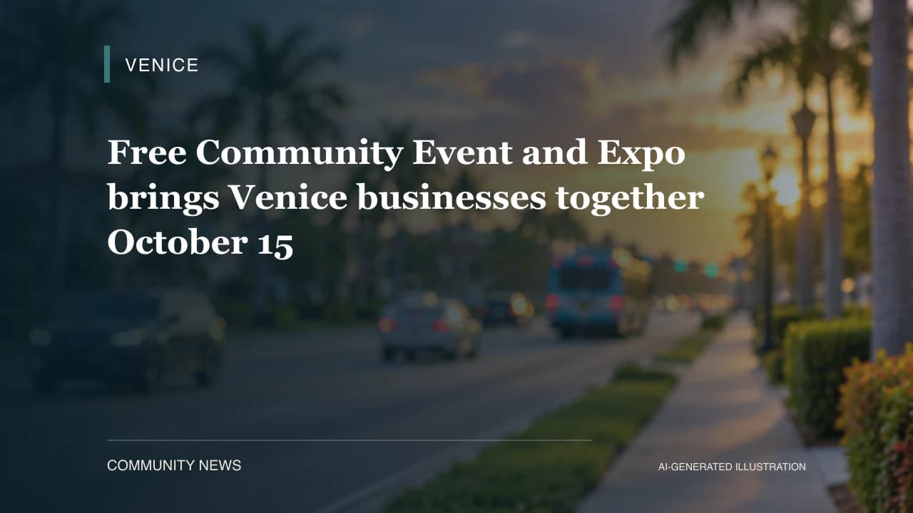 Free Community Event and Expo brings Venice businesses together October 15