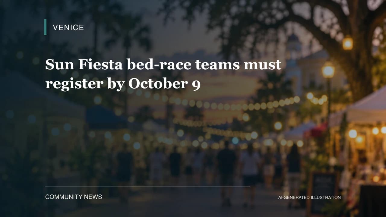 Sun Fiesta bed-race teams must register by October 9
